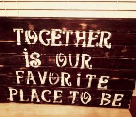 Distressed Wood Sign